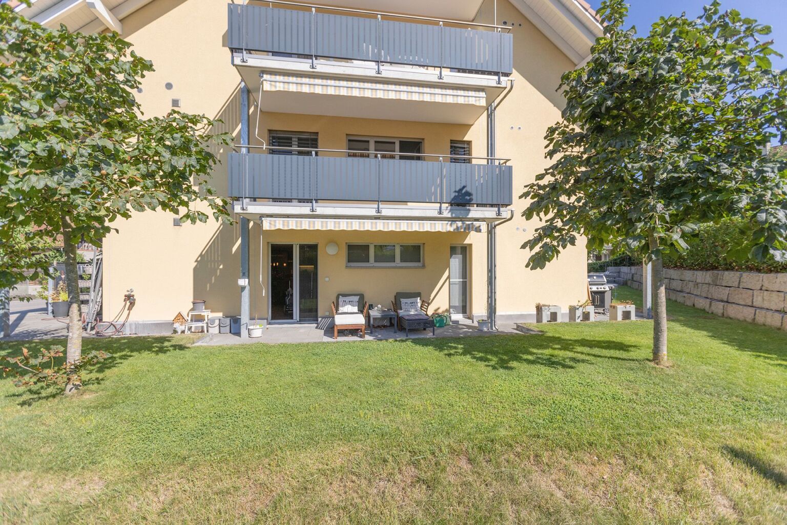 Sitzplatz auf der Südseite